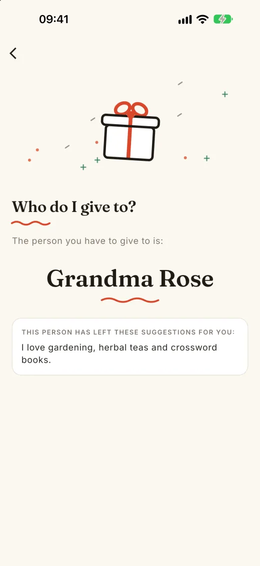 Who do I give to?