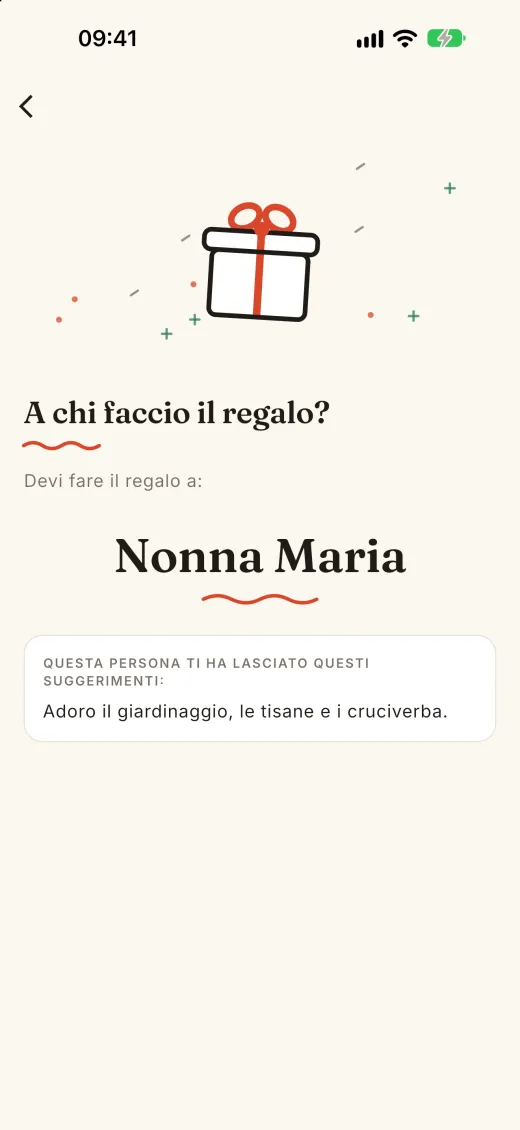 A chi faccio il regalo?