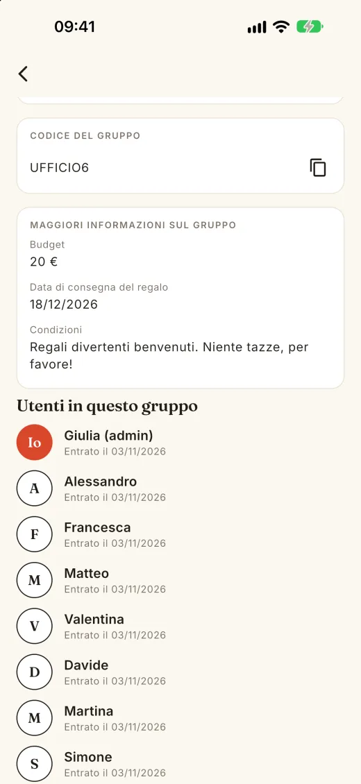 Un gruppo prima del sorteggio
